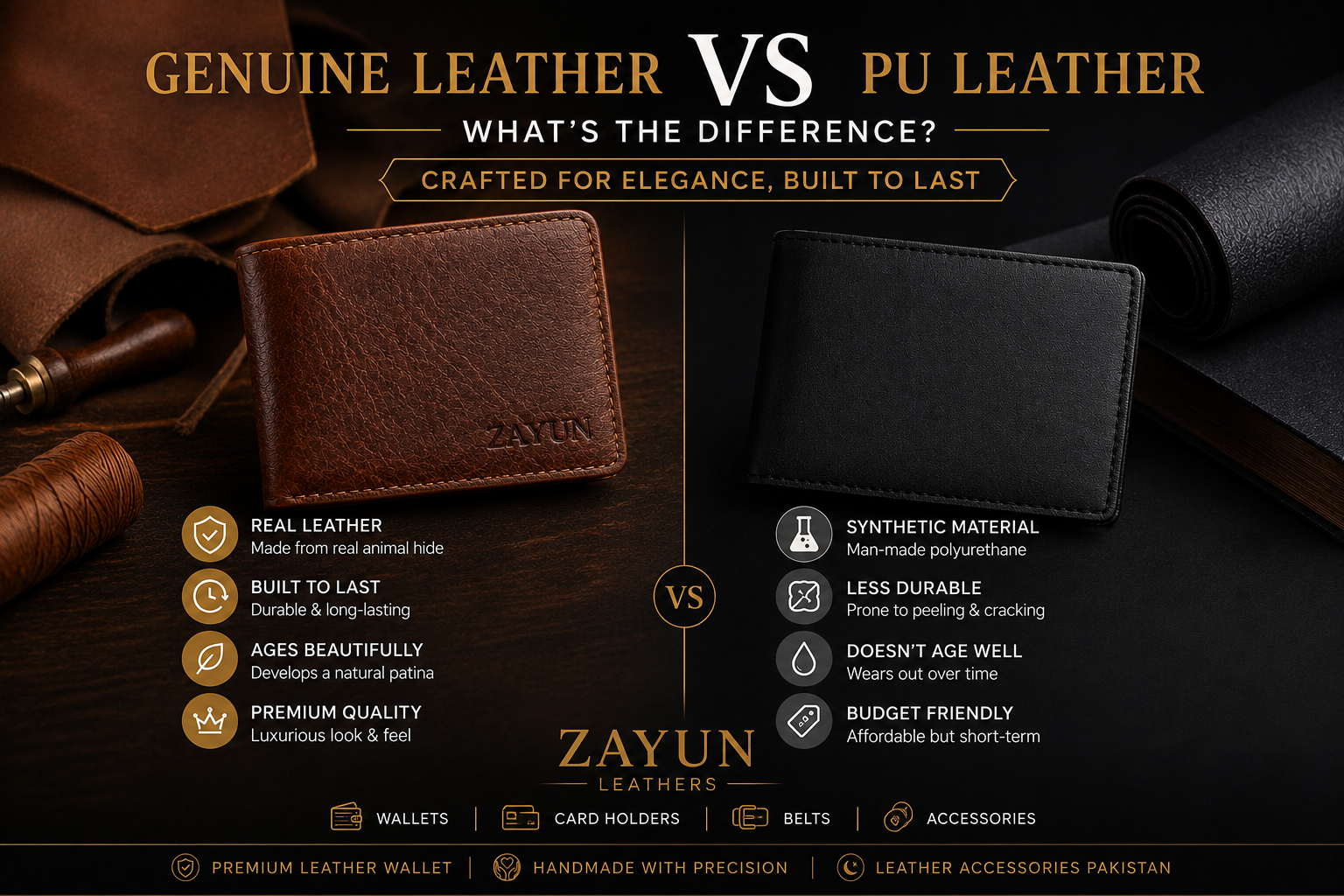 Genuine Leather vs PU Leather: What's the Difference? | Complete Buyer's Guide (2026)